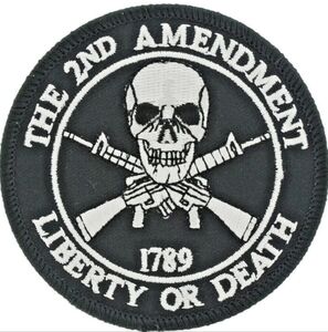 Black and White 2nd Amendment Patch